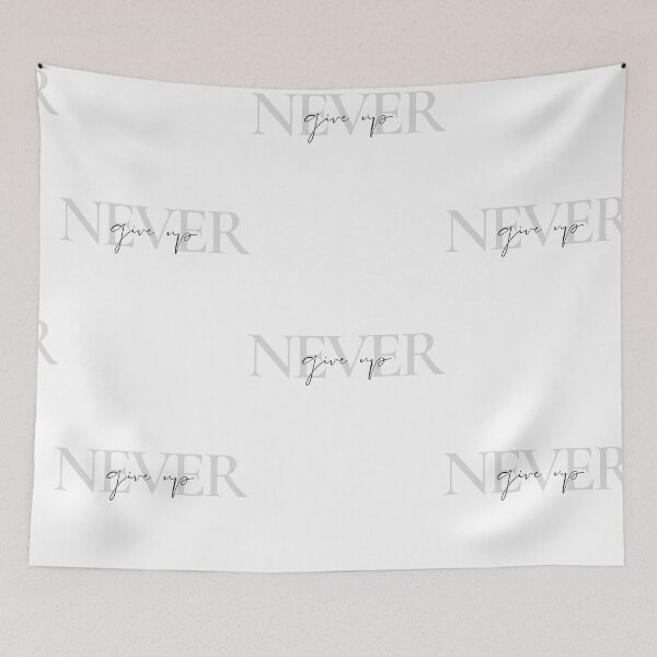 Item preview, Never give up  designed and sold by RandiMullins.