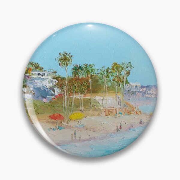 Item preview, San Clemente Beach painting designed and sold by MatsonArtDesign.