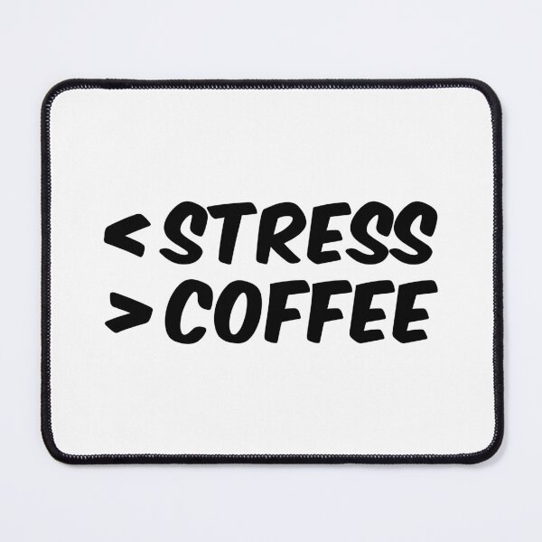 Item preview, Less stress more coffee designed and sold by bolkibox.