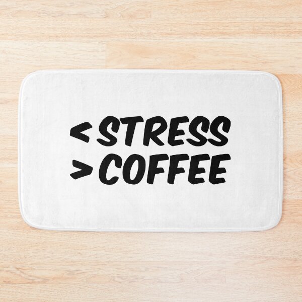 Item preview, Less stress more coffee designed and sold by bolkibox.