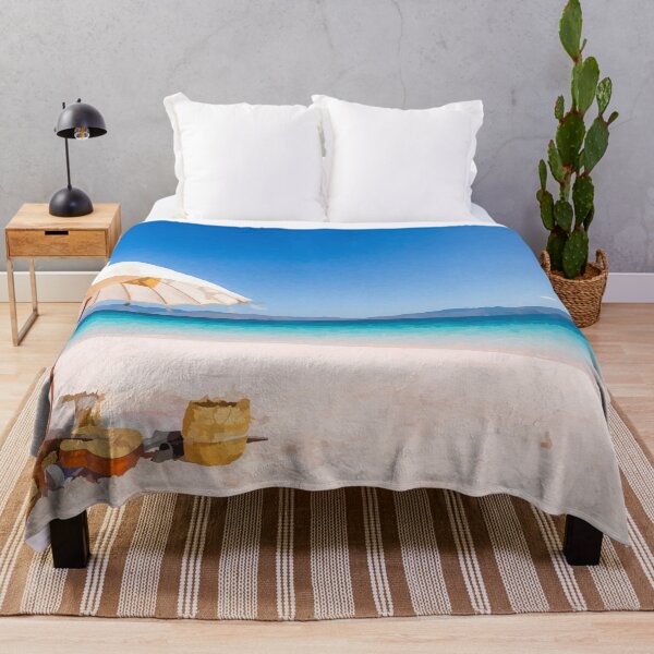 Item preview, White Sand Beach Picnic - Watercolor Style designed and sold by WWWC2288.