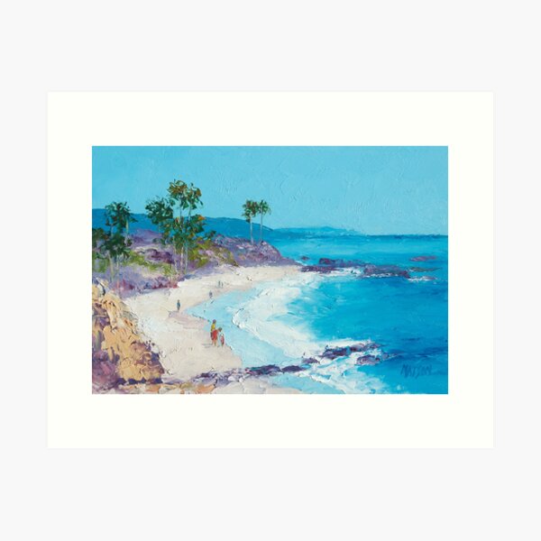 Item preview, Laguna Beach oil painting designed and sold by MatsonArtDesign.