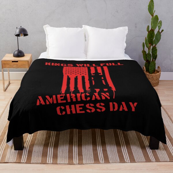 Item preview, King Will Fall American Chess Day designed and sold by printhappy4you.