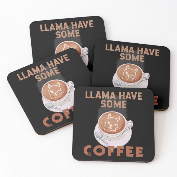 Item preview, Llamas and coffee humour | Llamaholic designed and sold by AllInCoffee.