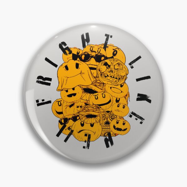 Item preview, Yellow pumpkins black text, Fright like Hell designed and sold by Martzart.