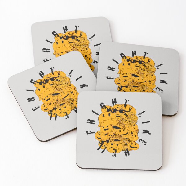Item preview, Yellow pumpkins black text, Fright like Hell designed and sold by Martzart.