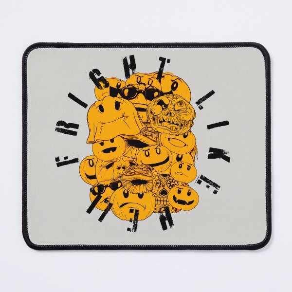 Item preview, Yellow pumpkins black text, Fright like Hell designed and sold by Martzart.