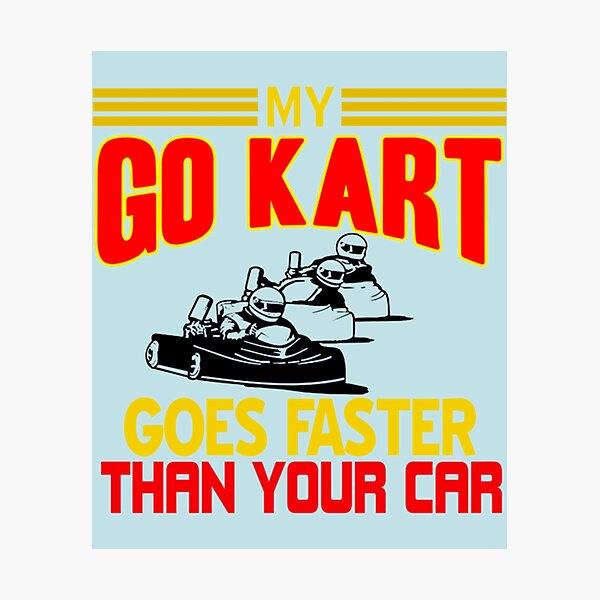 go Kart Photographic Print
