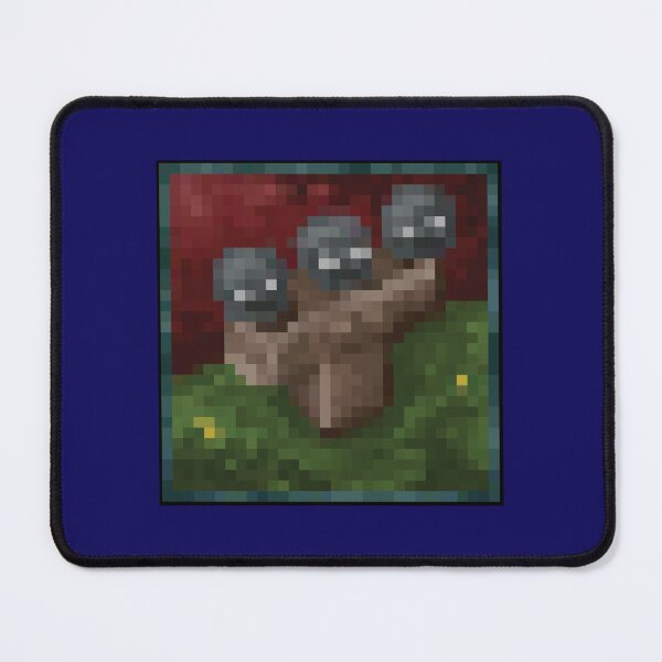 Item preview, Minecraft Painting Wither Art Board Print designed and sold by boscioguidena.