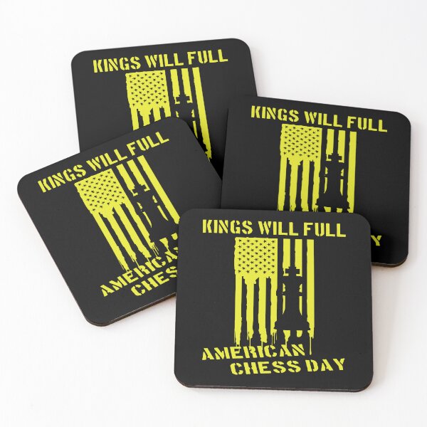 Item preview, King Will Fall American Chess Day designed and sold by printhappy4you.