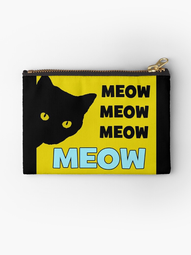 Roblox Cat Sir Meows A Lot Zipper Pouch By Jenr8d Designs Redbubble - roblox cat sir meows a lot case skin for samsung galaxy by