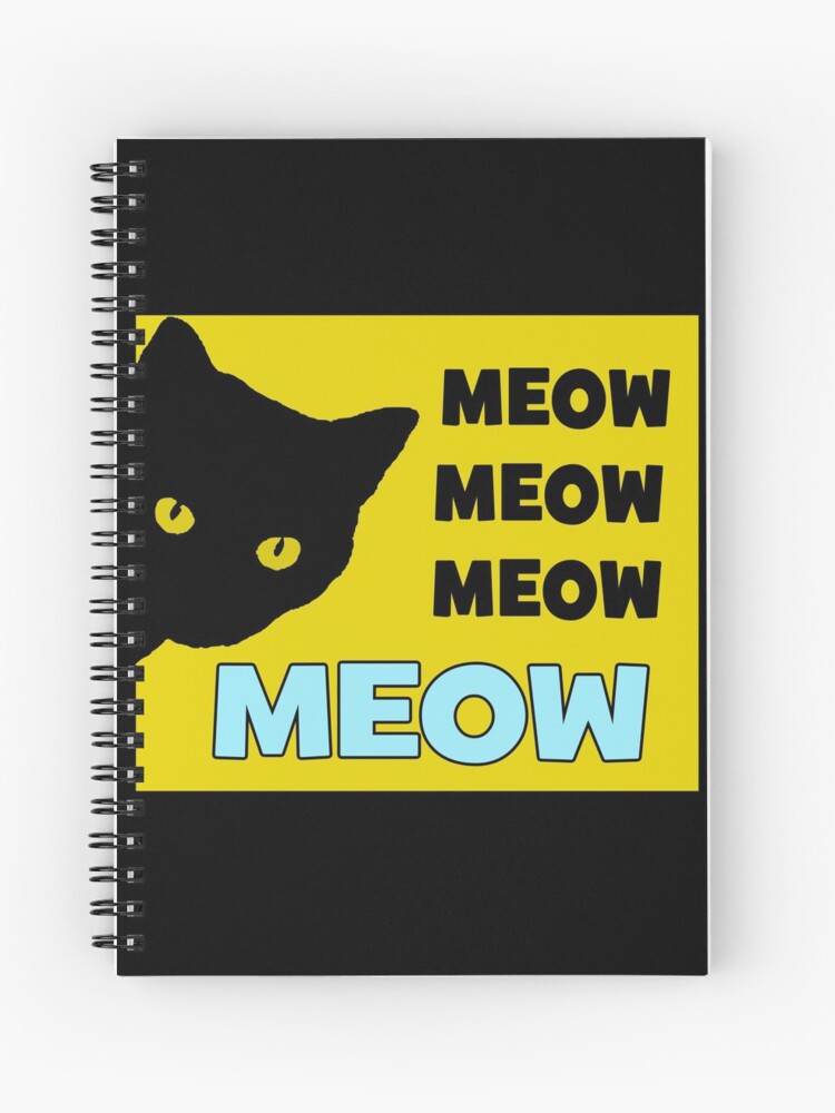 Roblox Cat Sir Meows A Lot Spiral Notebook - roblox its a noob guy by jenr8d designs in 2019 roblox