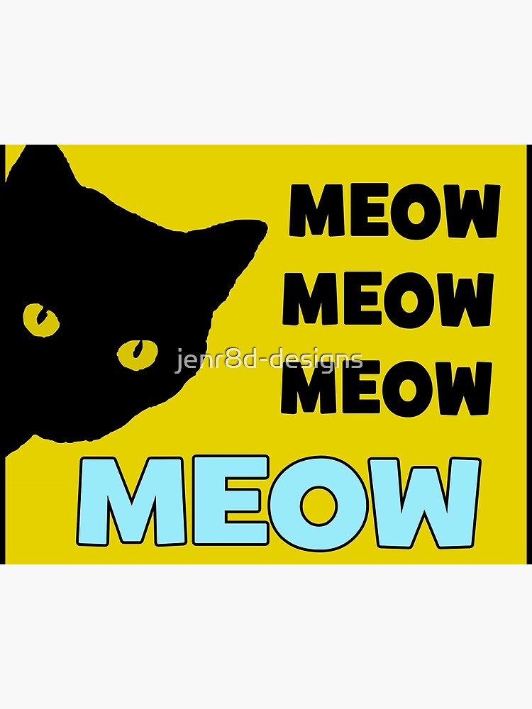 Roblox Cat Sir Meows A Lot Art Board Print By Jenr8d Designs Redbubble - i eat kittens roblox