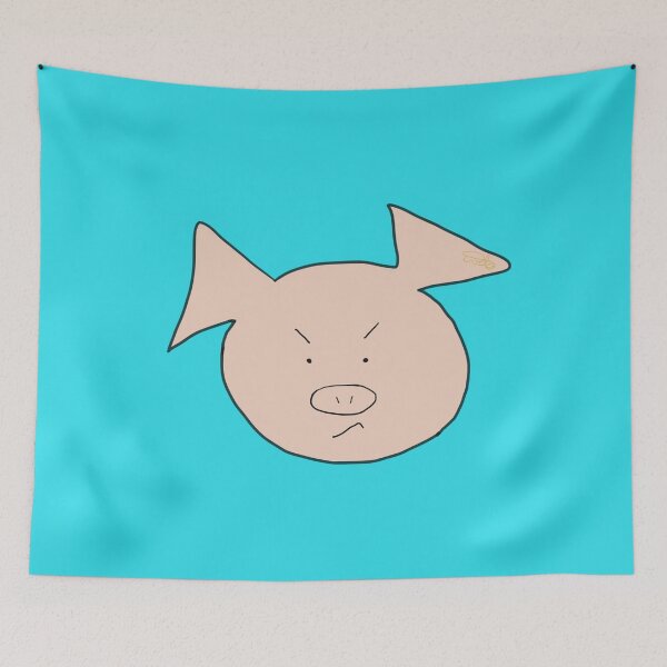 Item preview, Angry Pig Face B, angry designed and sold by PiggingJapan.
