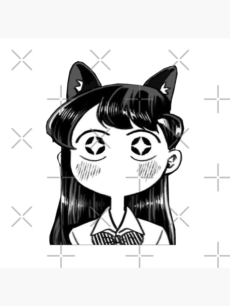 komi san manga panel | Greeting Card