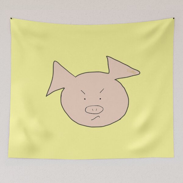 Item preview, Angry Pig Face Y, anger designed and sold by PiggingJapan.
