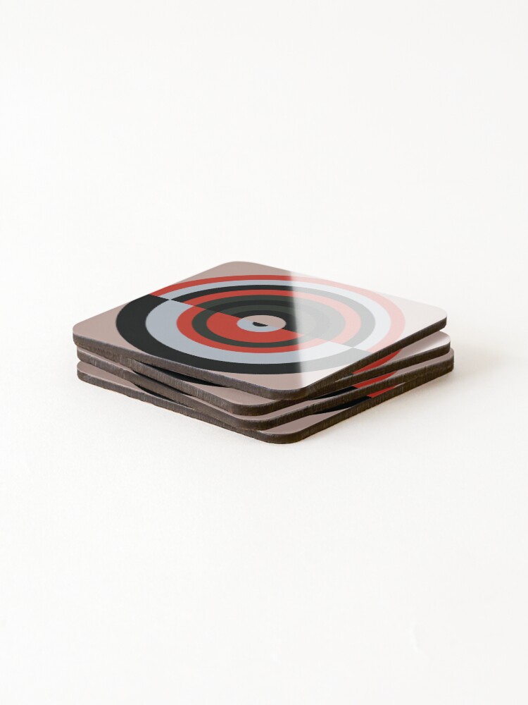 Thumbnail 4 of 5, Coasters (Set of 4), Arcs 27 designed and sold by genpythonart.