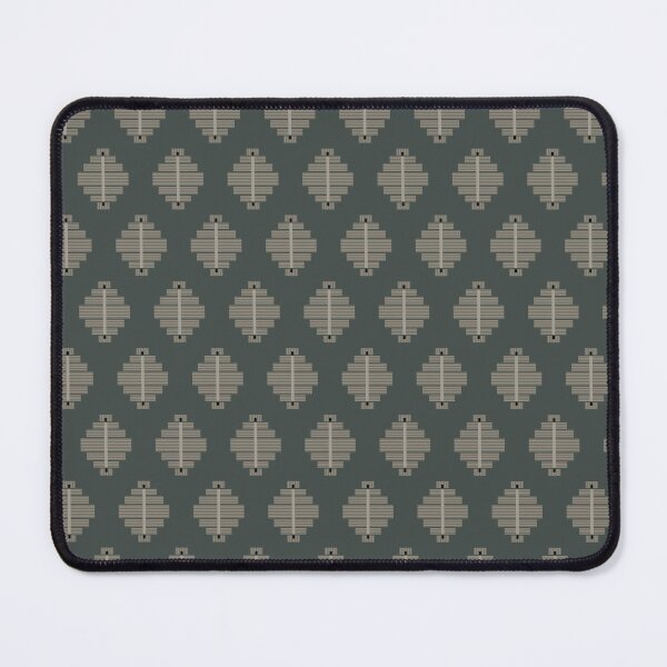 Item preview, Geometric Temples Print - Stone Grey designed and sold by Daniel Bevis Design.