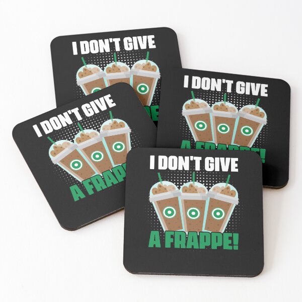 Item preview, I Don't Give A Funny Frappe Coffee Humor For Caffeine Lovers designed and sold by Nessshirts.