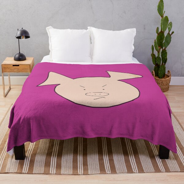 Item preview, Angry Pig Face P, snarl designed and sold by PiggingJapan.