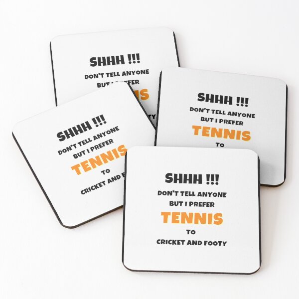 Artikelvorschau, Ich bevorzuge Tennis Cricket und Footy Graphic T-Shirt entworfen und verkauft von wandarosiettng.