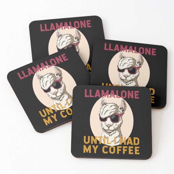 Item preview, Llamas and coffee humour | Llamaholic designed and sold by AllInCoffee.