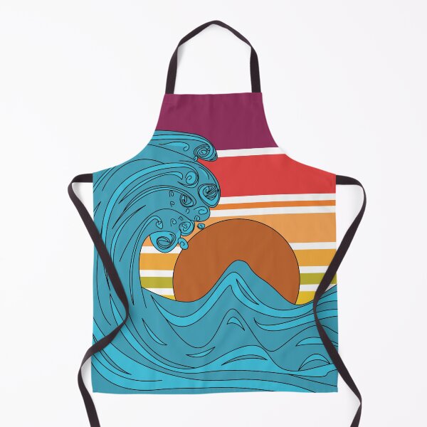 Item preview, Big great Japanes wave , retro sunset style, the Great Wave off Kanagawa designed and sold by SGS-.