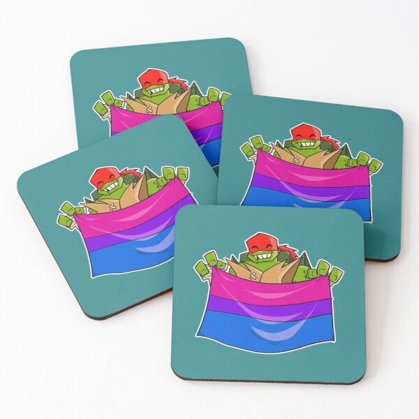 Item preview, rottmnt raph bi pride   designed and sold by PopStandMerch.