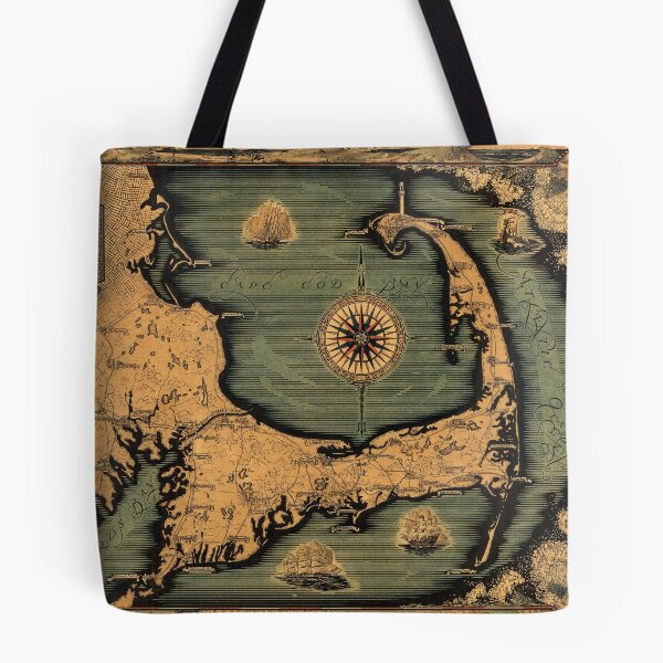 Item preview, 1925 Cape Cod map - Massachusetts - Christmas gift idea - gift for friend designed and sold by mappendant.
