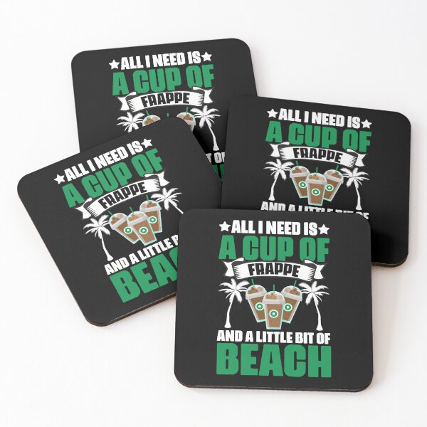 Item preview, All I Need Is A Cup Of Funny Frappe Humor For A Caffeine Fan designed and sold by Nessshirts.