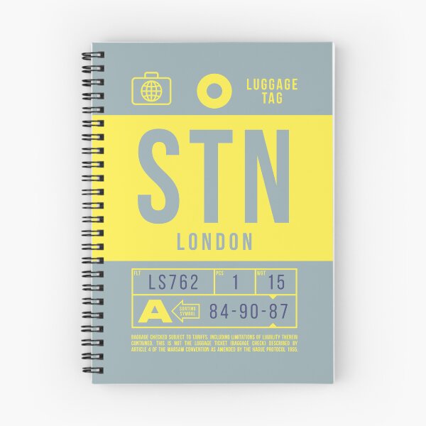 Item preview, Luggage Tag B - STN London England UK designed and sold by VoodooCircus.
