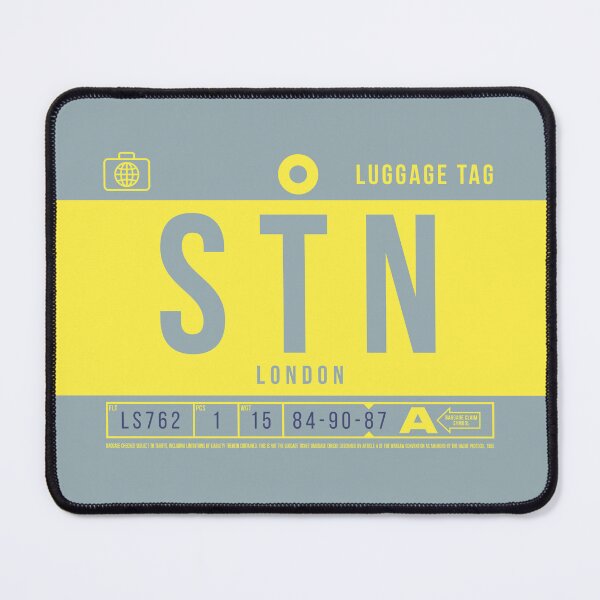 Item preview, Luggage Tag B - STN London England UK designed and sold by VoodooCircus.