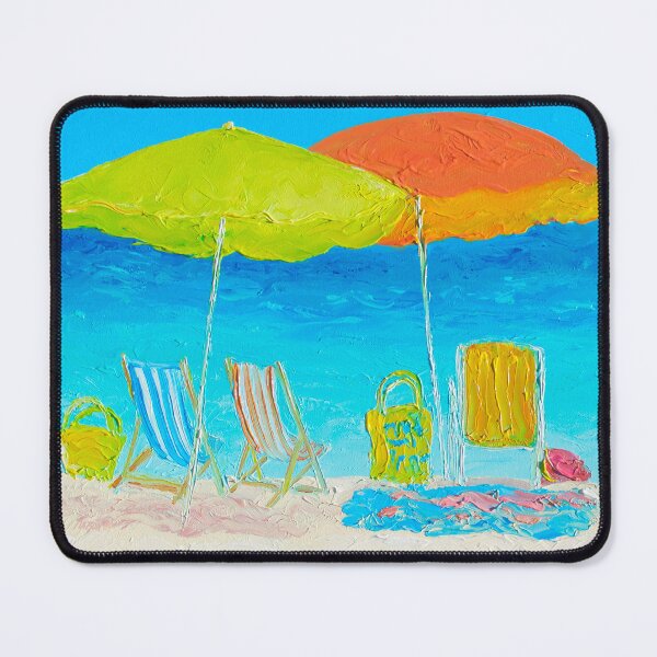 Item preview, Beach painting - Sunny Day designed and sold by MatsonArtDesign.