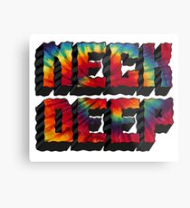 Neck Deep Tie Dye Metal Print