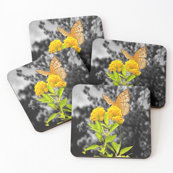 Item preview, West Indian Lantana - White Peacock Butterfly designed and sold by Capture  Room.