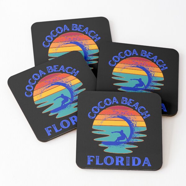 Item preview, Cocoa Beach Retro Sunset Florida designed and sold by WoodburyLake.