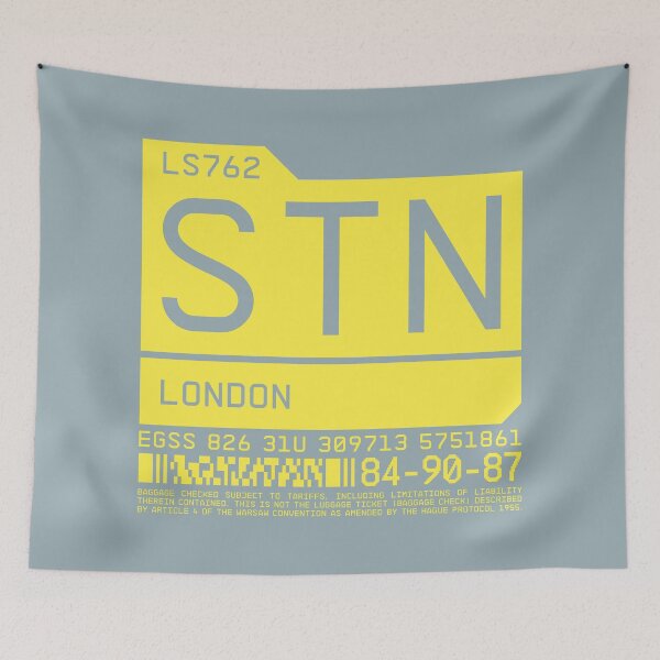 Item preview, Luggage Tag C - STN London England UK designed and sold by VoodooCircus.