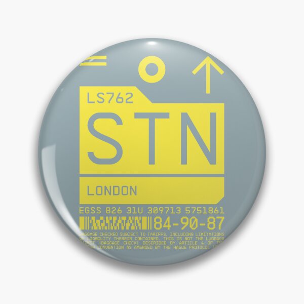 Item preview, Luggage Tag C - STN London England UK designed and sold by VoodooCircus.