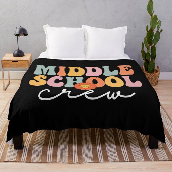 Item preview, Middle School Crew Retro Groovy Vintage First Day Of School designed and sold by colesabrina88.