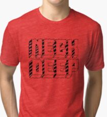 Transparent Neck Deep Tri-blend T-Shirt