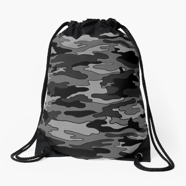 Aperçu de l'œuvre Camouflage noir et gris créée et vendue par Corey Paige Designs.