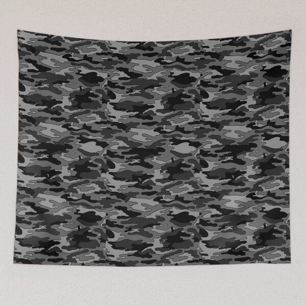 Item preview, Black & Grey Camouflage designed and sold by Corey Paige Designs.