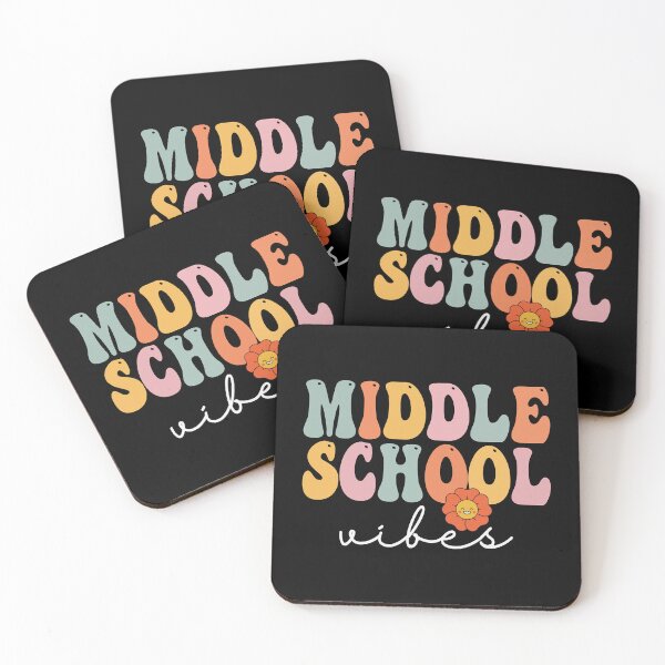 Item preview, Middle School Vibes Retro Groovy Vintage First Day Of School designed and sold by colesabrina88.