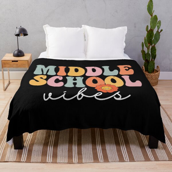 Item preview, Middle School Vibes Retro Groovy Vintage First Day Of School designed and sold by colesabrina88.