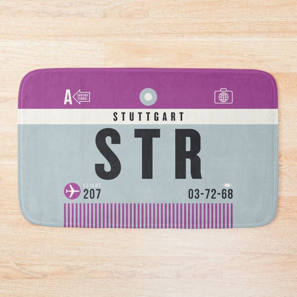 Item preview, Luggage Tag A - STR Stuttgart Germany designed and sold by VoodooCircus.