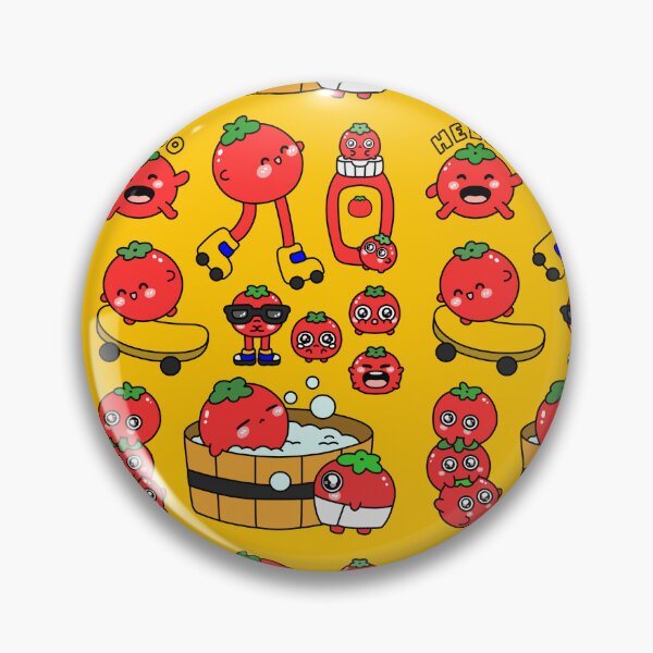 Aperçu de l'œuvre mignon, tomate, caractère créée et vendue par satchisatchi.