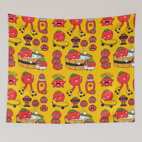Item preview, Cute Tomato Character designed and sold by satchisatchi.