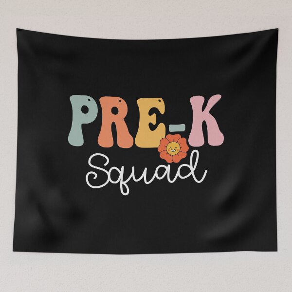 Item preview, Pre-K Squad Retro Groovy Vintage Happy First Day Of School designed and sold by colesabrina88.