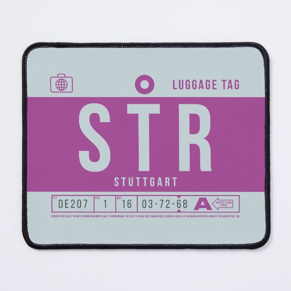 Item preview, Luggage Tag B - STR Stuttgart Germany designed and sold by VoodooCircus.