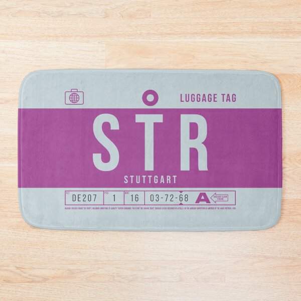 Item preview, Luggage Tag B - STR Stuttgart Germany designed and sold by VoodooCircus.